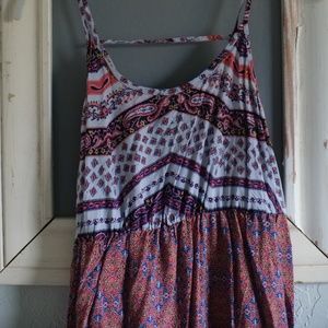 Pink & Purple Patterned Sundress